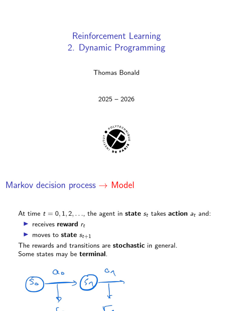2-Dynamic 4 Reinforcement Learning | PDF | Numerical Analysis | Applied ...