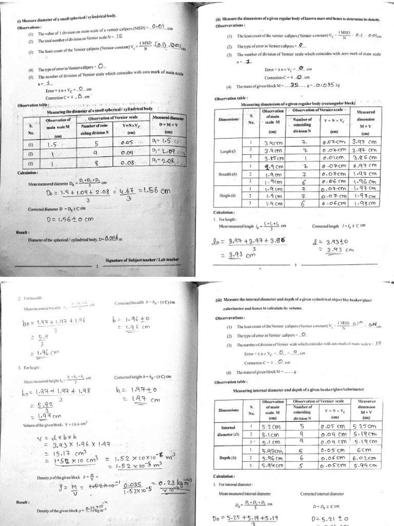Phy Practical | PDF