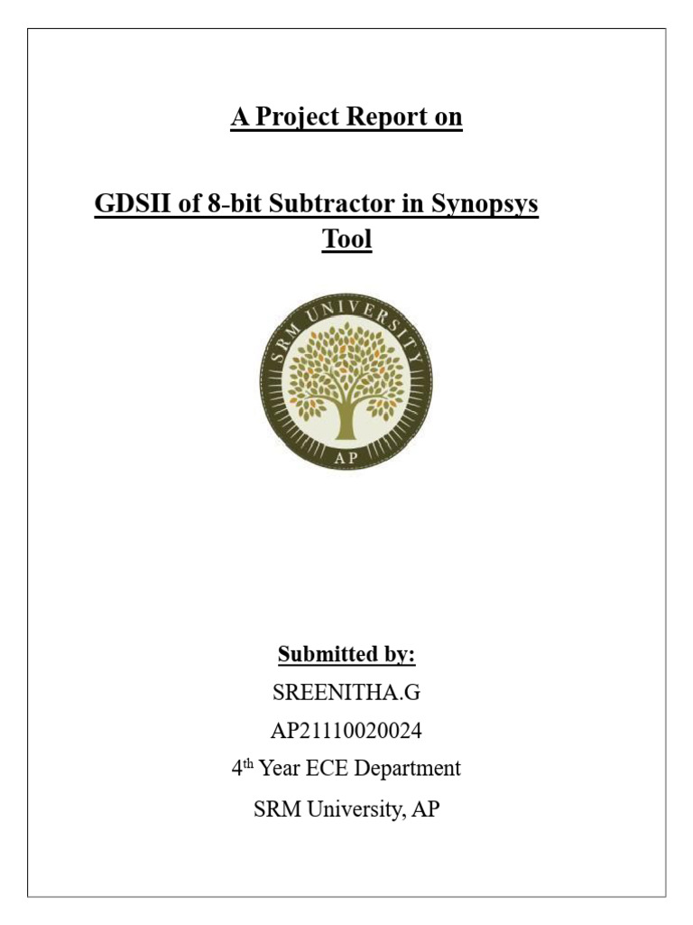 Project 2 Report Sreenitha.g | PDF | Electronic Design Automation ...