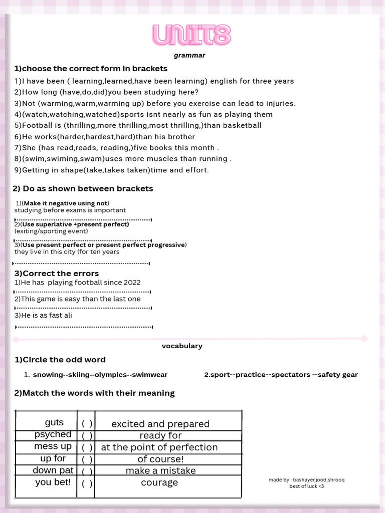Unit 8. | PDF