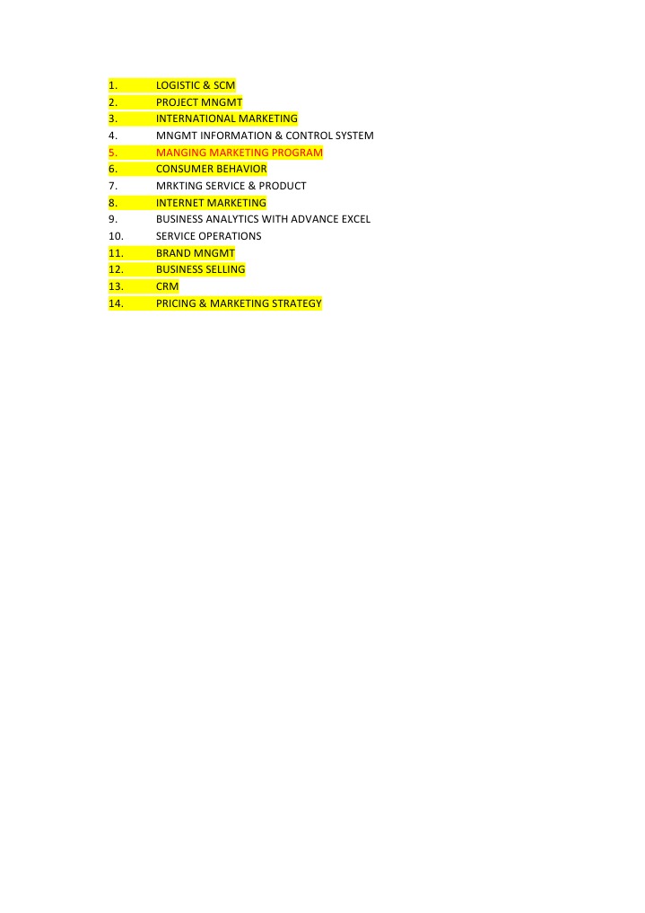 Business Management and Marketing Topics | PDF | Business | Technology ...