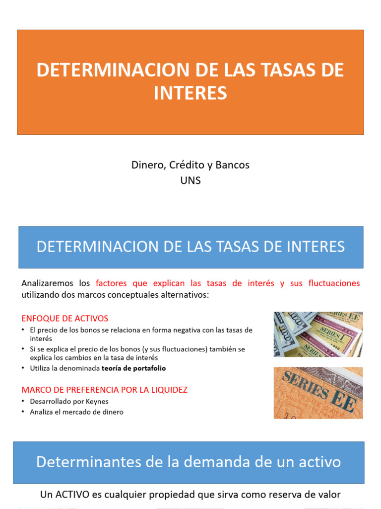 Las Tasas de Interes - Parte 2 (Determinación - Efectos de Un Aumento ...
