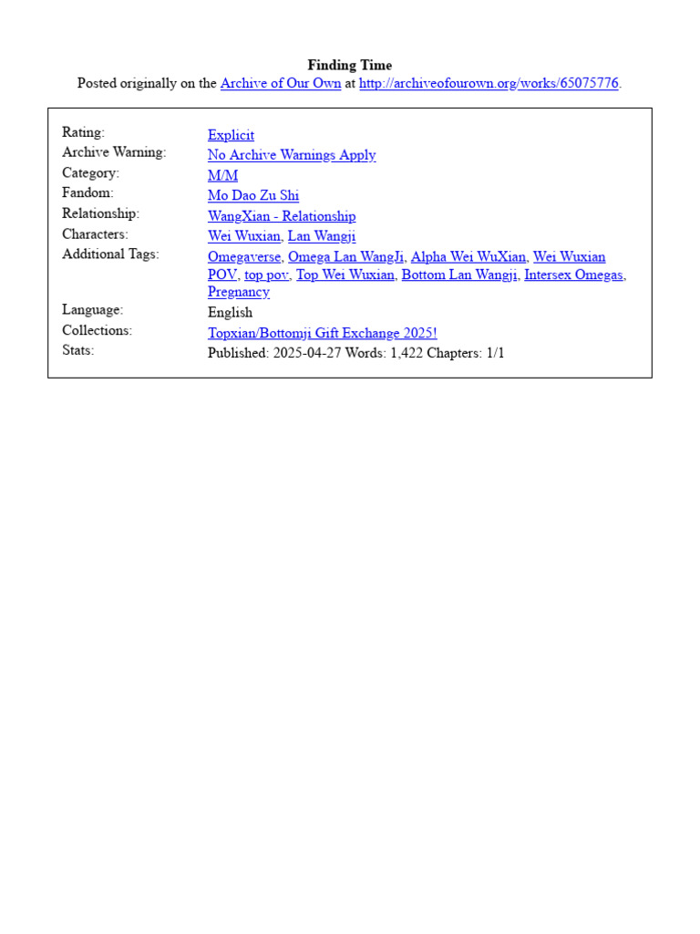 Finding Time | PDF
