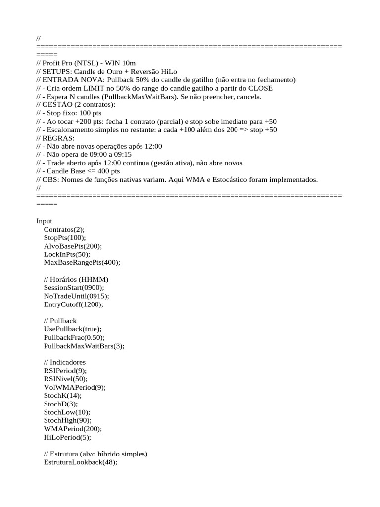 Codigo NTSL | PDF