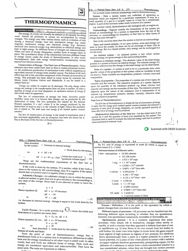 Thermodynamics | PDF
