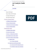 ANSYS Structural Analysis Guide Table of Contents (UP19980818)