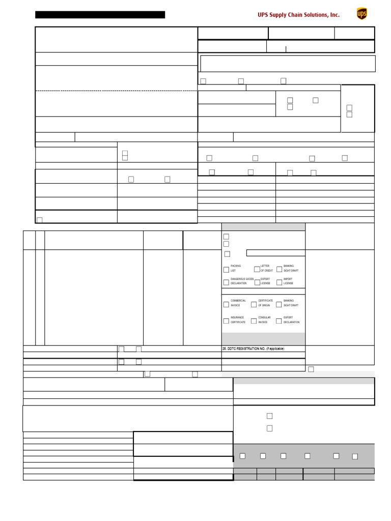 Ups Shippers Letter of Instruction Ocean | PDF | Indemnity | Insurance