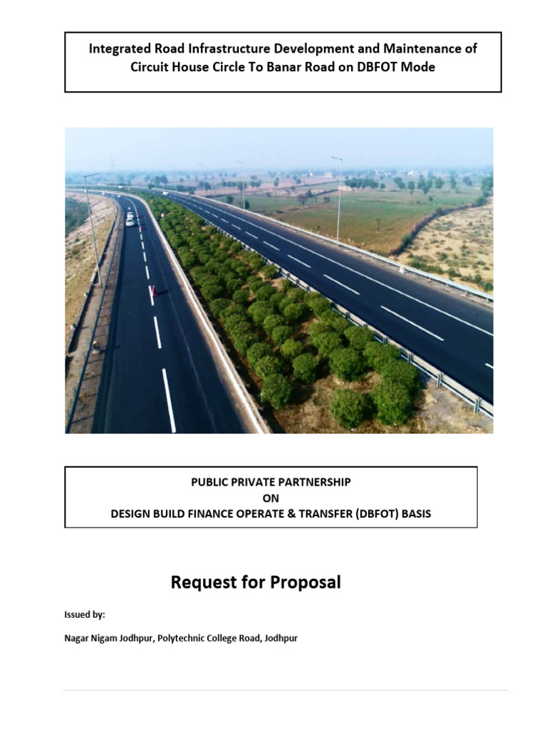 DBFOTBid Circuit House | PDF | Public–Private Partnership | Traffic