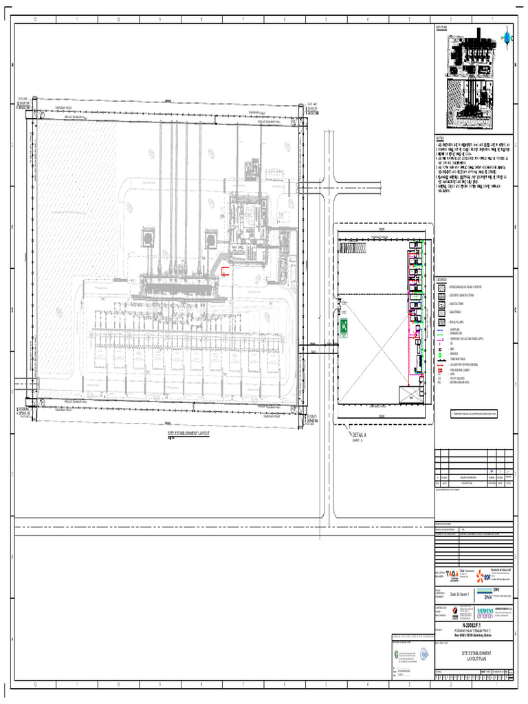 Site Establishment Layout: Detail A | PDF | Military Vehicles | Tanks