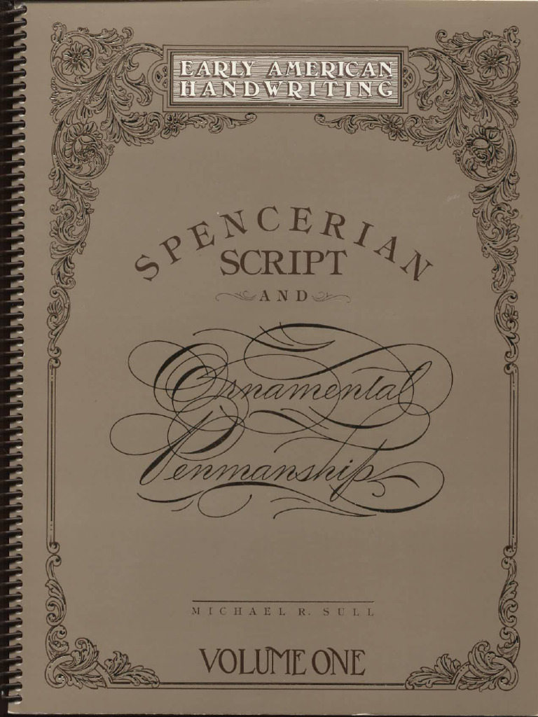 Us0fp Spencerian Script and Ornamental Penmanship Early American ...