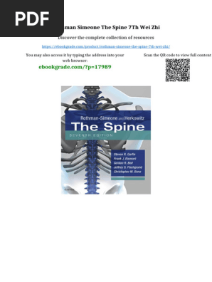 Rothman Simeone The Spine 7th Wei Zhi Instant Download | PDF