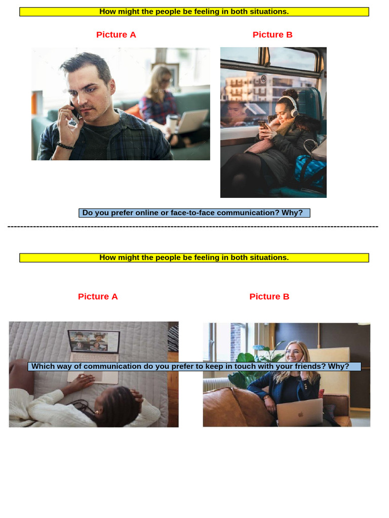 Comparing and Contrasting Pictures Exam Practice | PDF