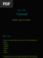 SQL - PHP: Tutorial