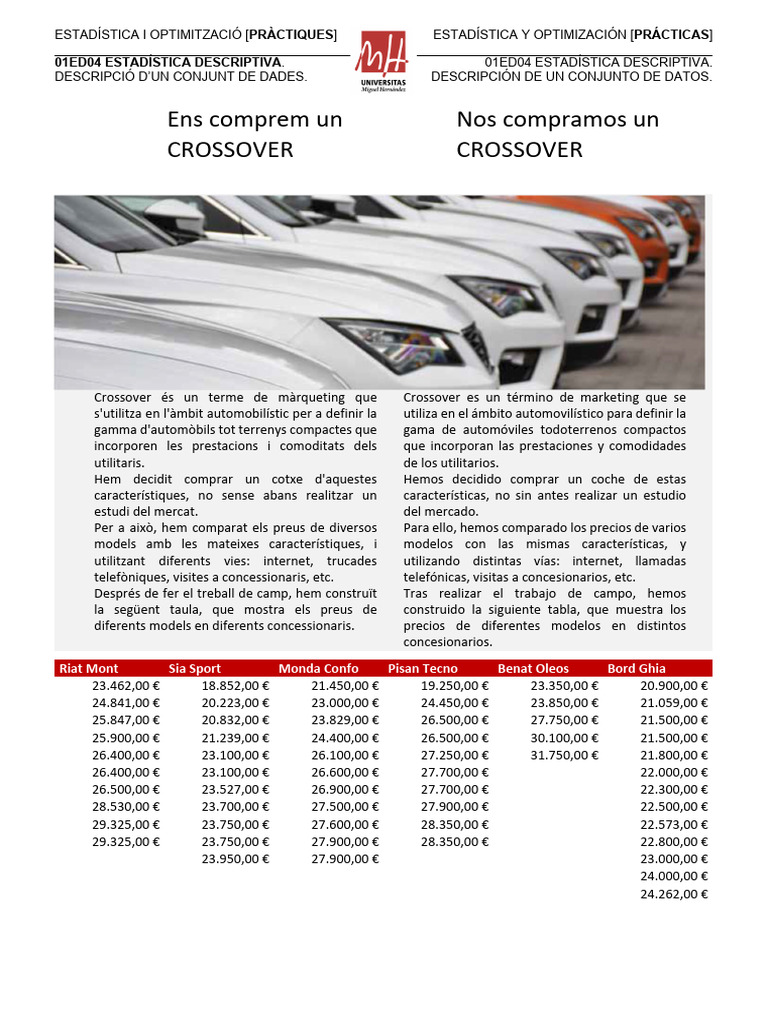 01ED04 Crossover | PDF