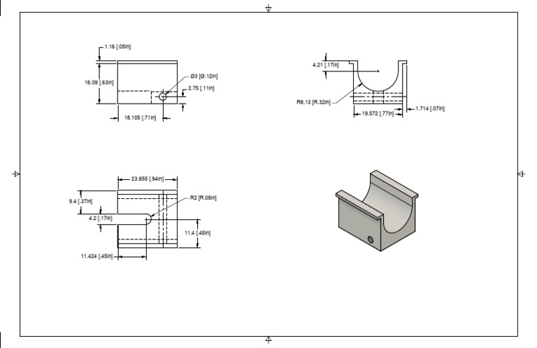 Front Rail Block Drawing | PDF