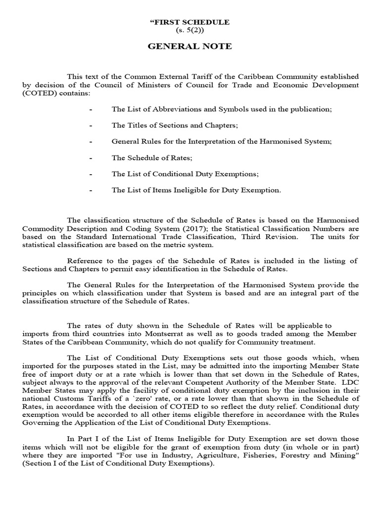 Customs-TariffAmendment 2017 Revised | PDF | Textiles | Chicken