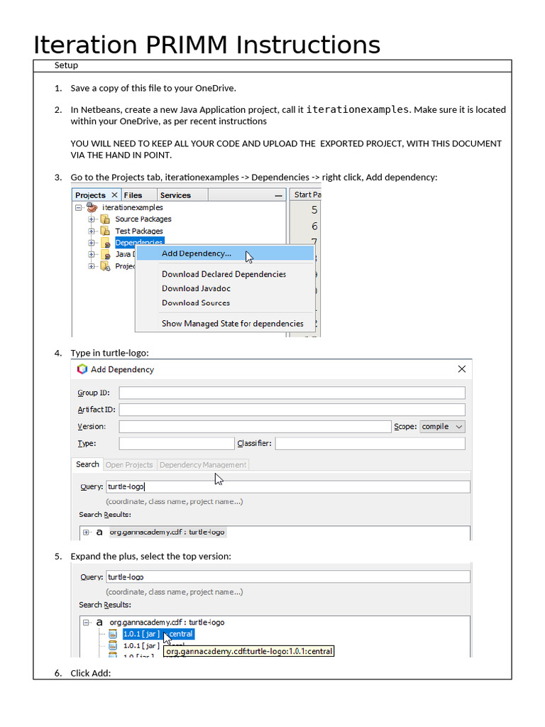 2.2.1.x Iteration PRIMM Instructions | PDF | Parameter (Computer ...