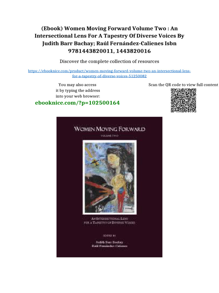 (Ebook) Women Moving Forward Volume Two: An Intersectional Lens For A ...