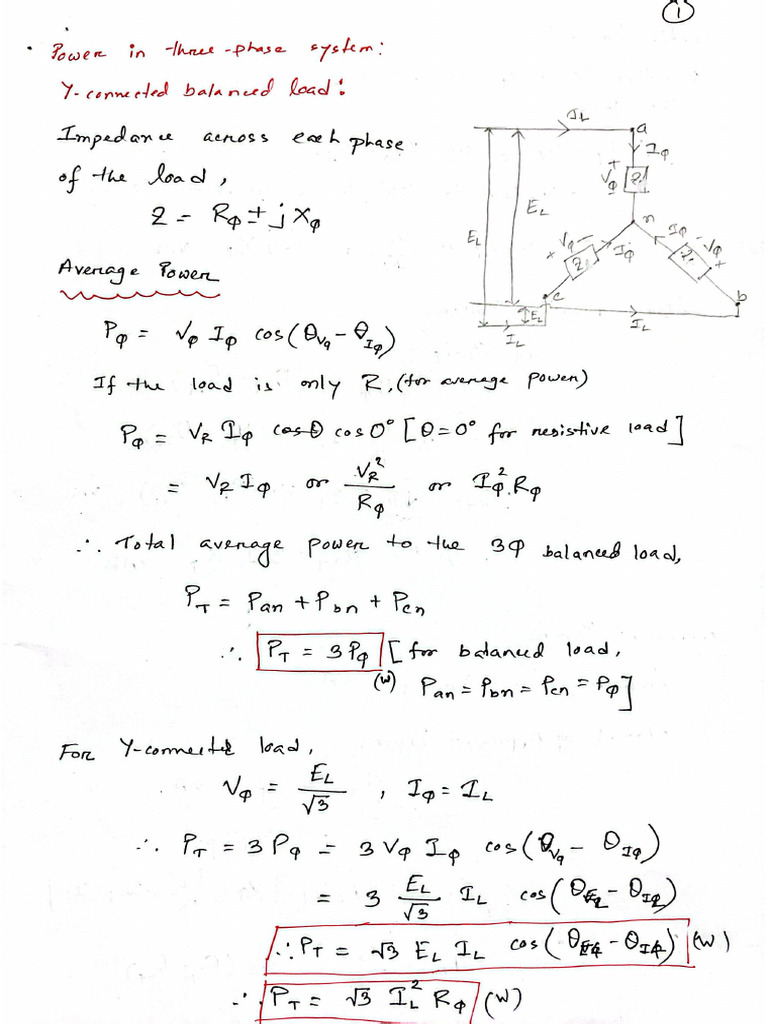 3 Phase Power | PDF