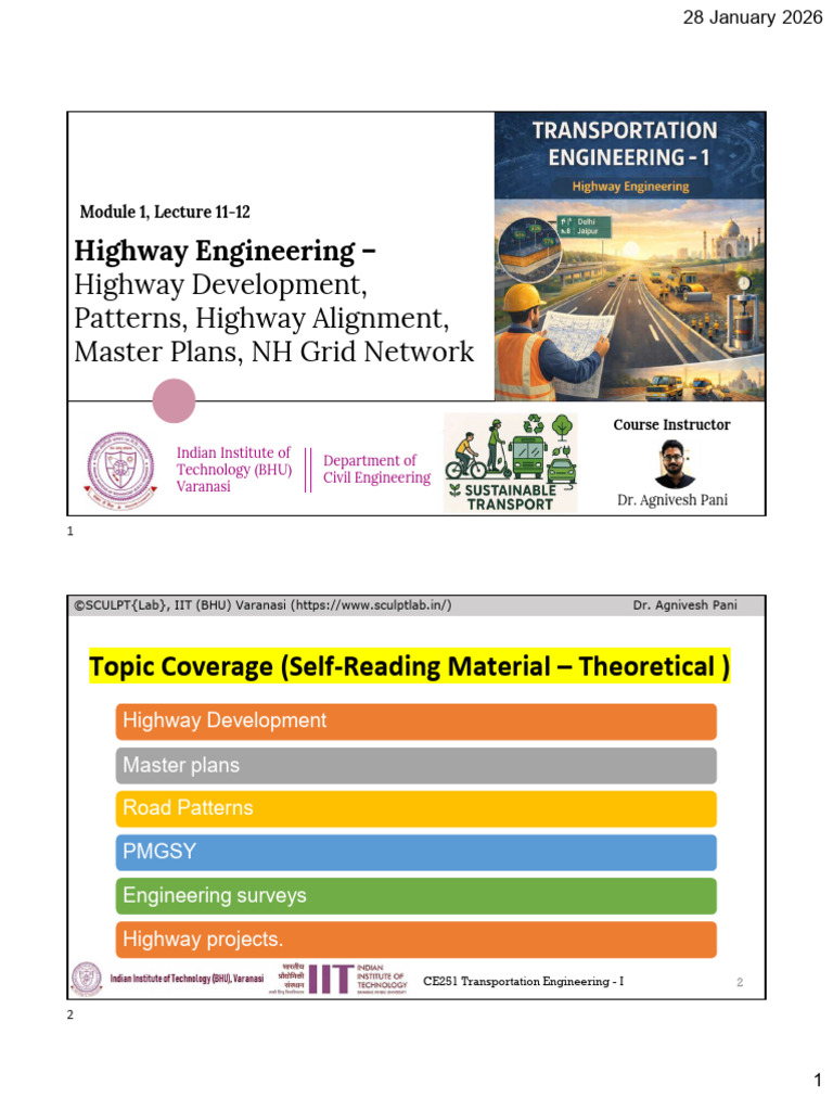 Transportation Engineering | PDF | Road | Transport