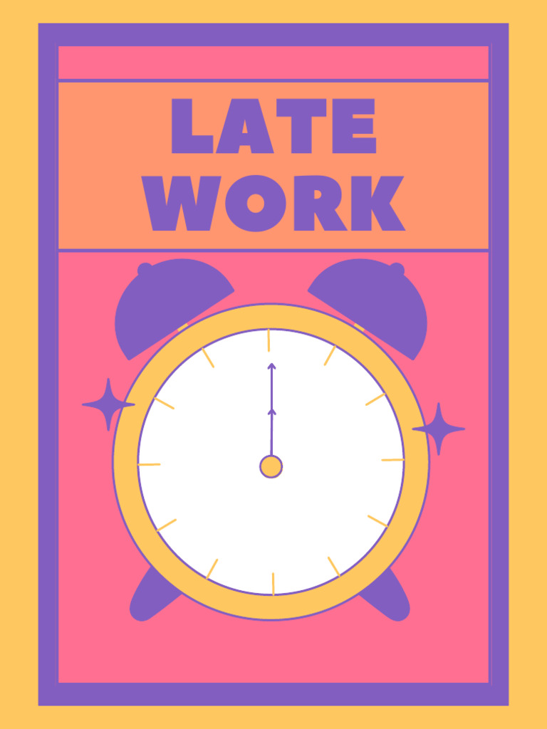 Clocks Math Posters in Colorful Illustrative Style | PDF