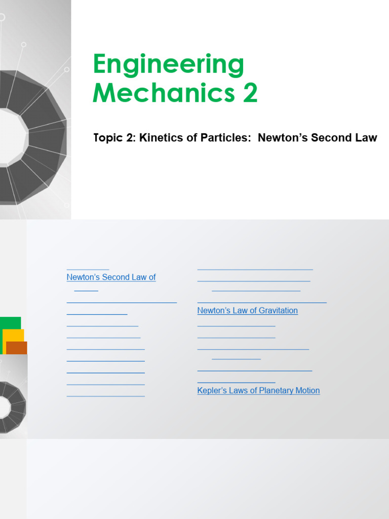 Topic 2 Kinetics of Particles - Force and Acceleration - CBSB | PDF ...