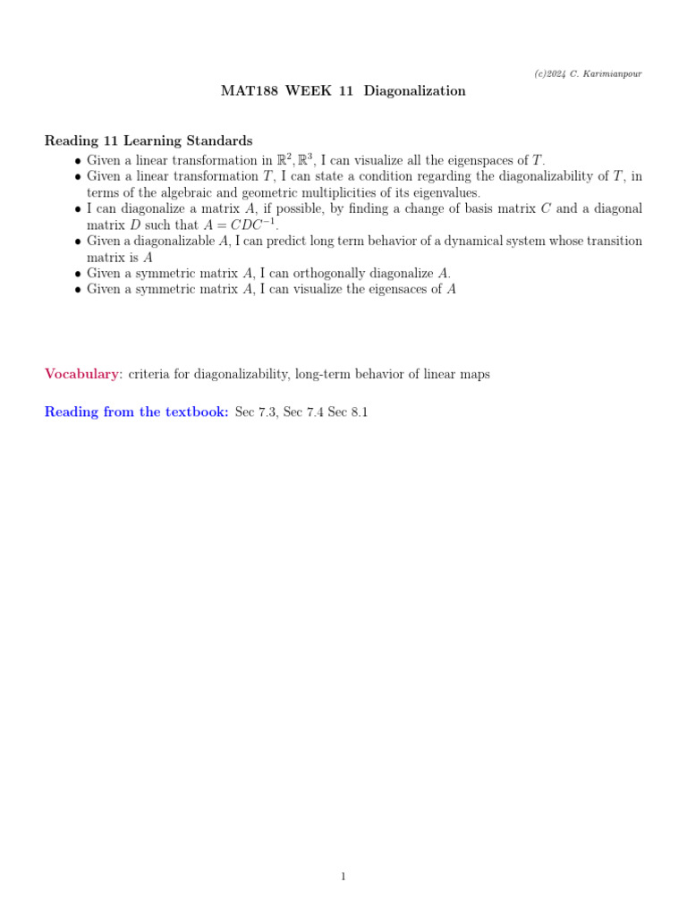 F2024-Post-class Reading11-Spectral Theorem and Diagonalization ...