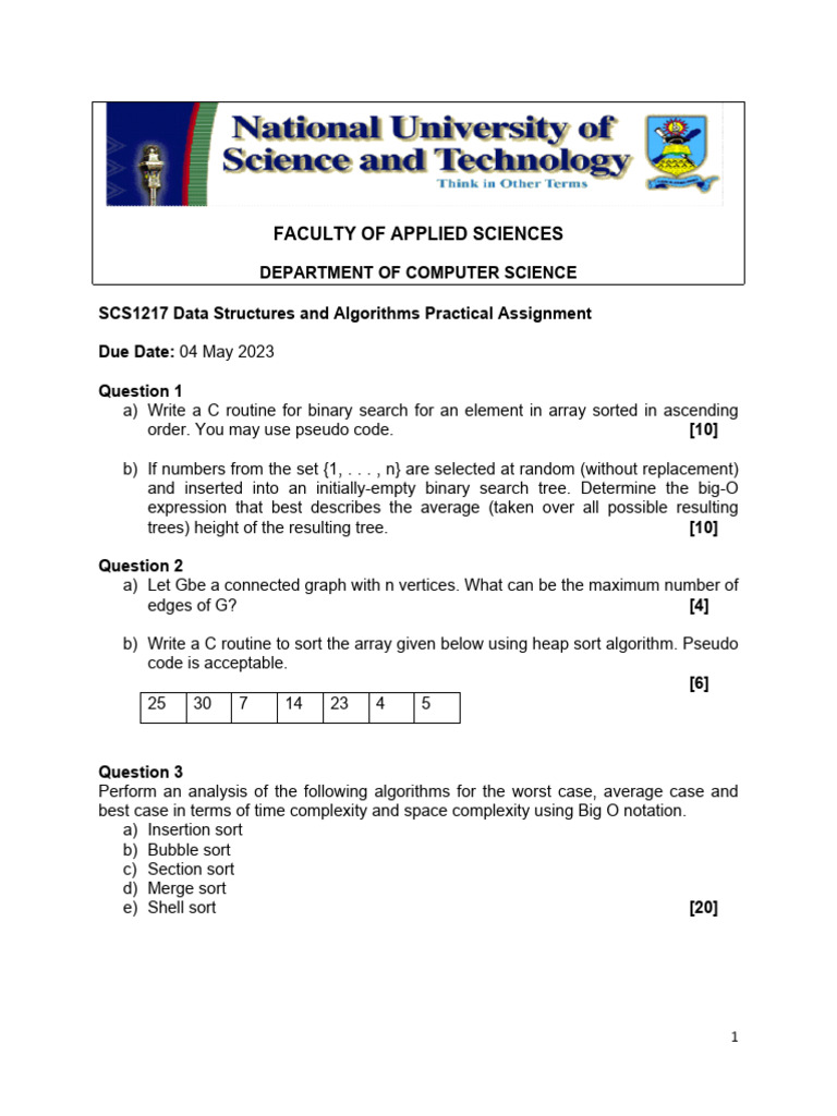 Data Struct Ass 2 | PDF