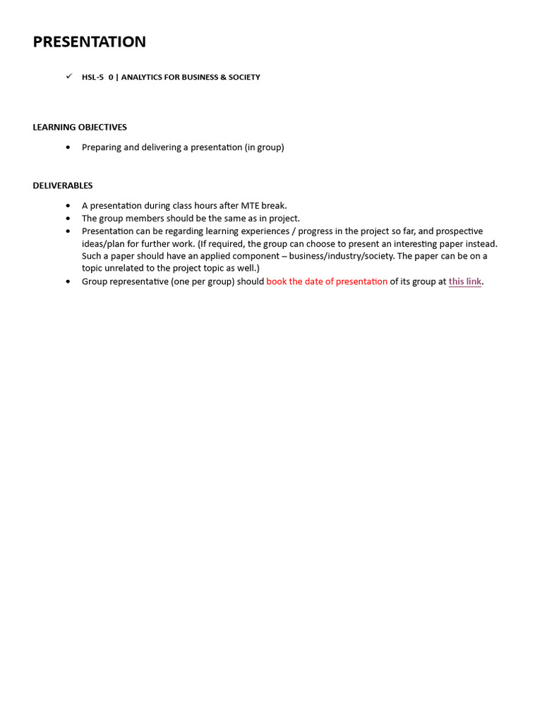 01 Presentation | PDF