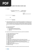 Washington Family Court Declaration Form | PDF | Politics | Law