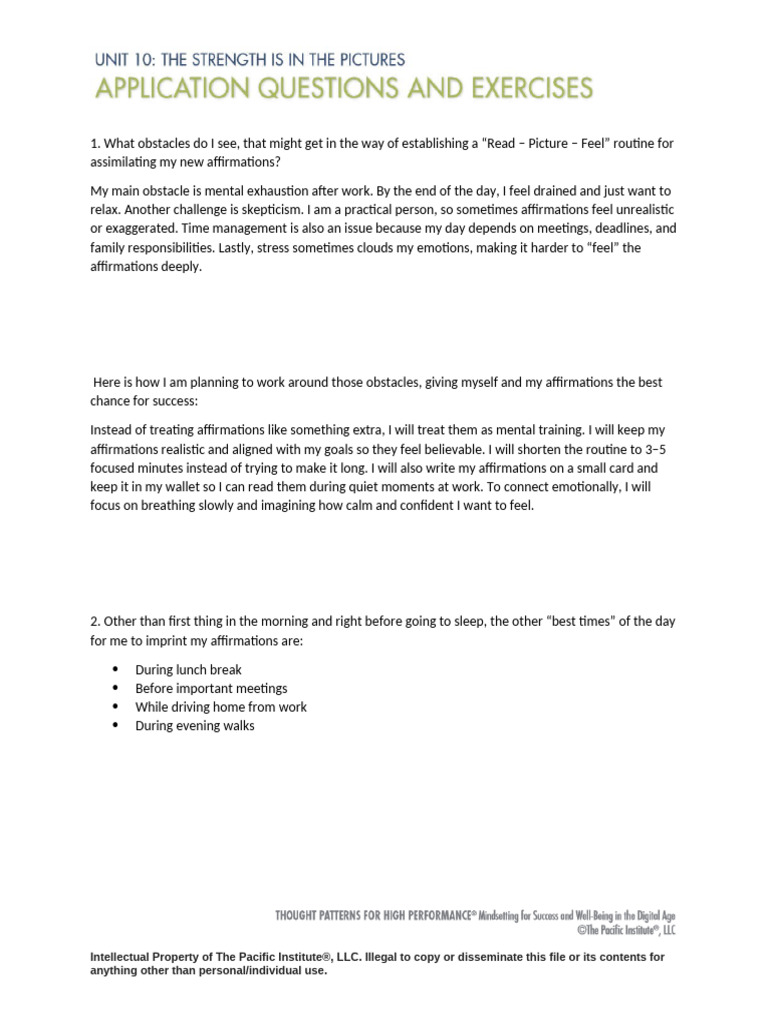 Unit 10 Application Questions DOne | PDF