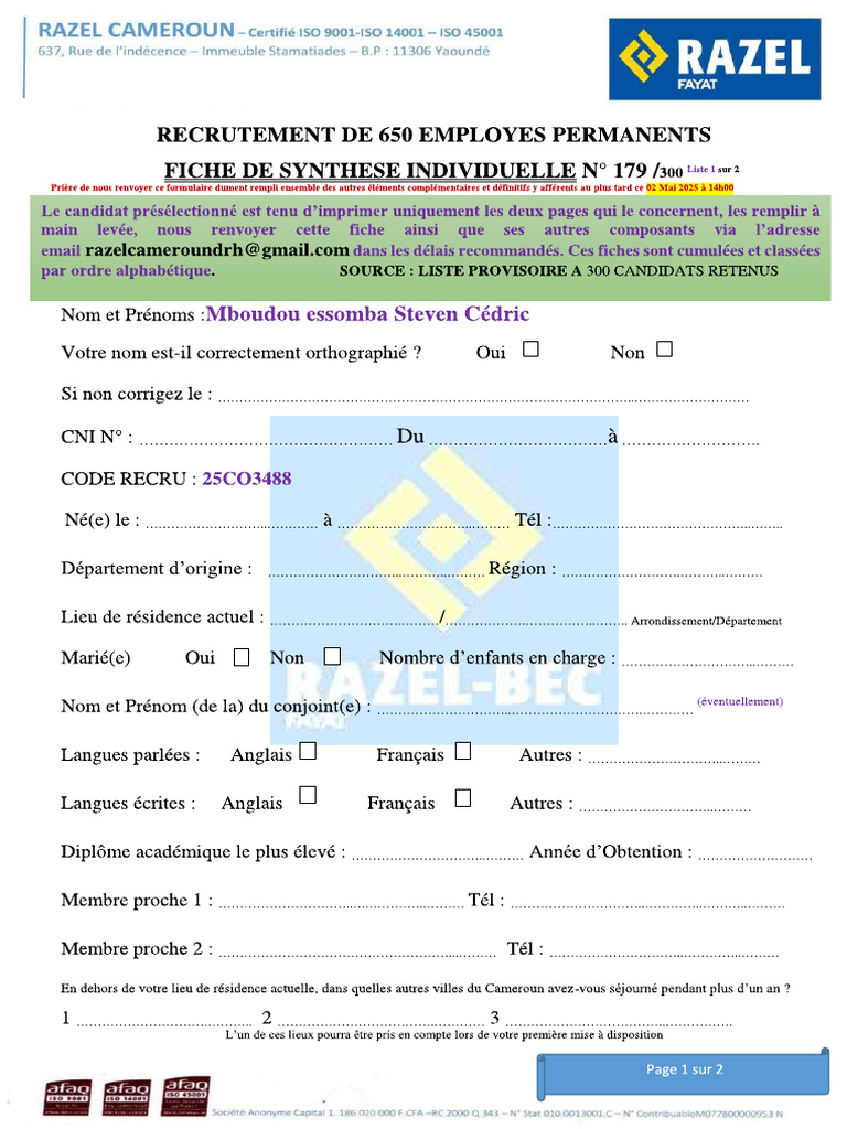Razel Cedric | PDF