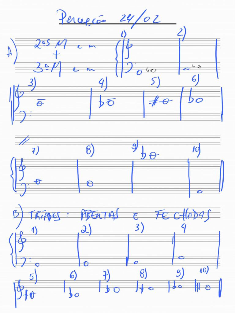 Triades Intervalos | PDF