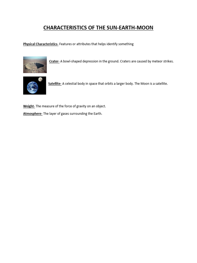 Sun Earth Moon | PDF