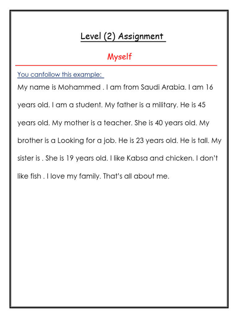 Level 2 Assignment PDF | PDF