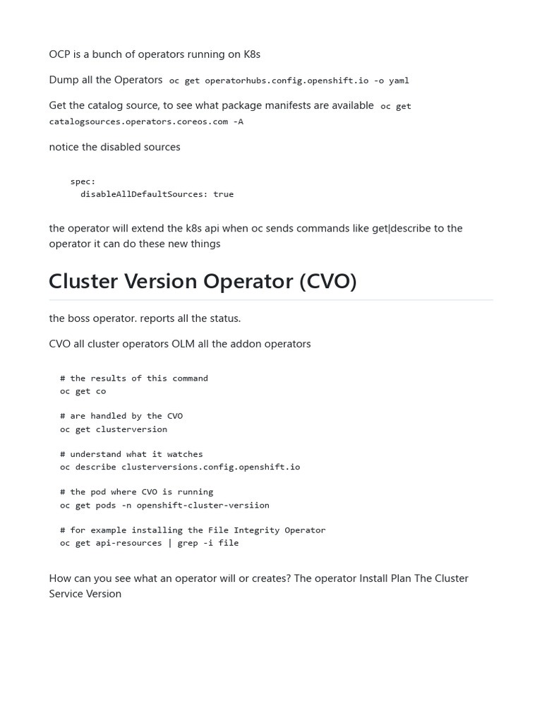 07 Manage k8s Operators | PDF | Computing | Software