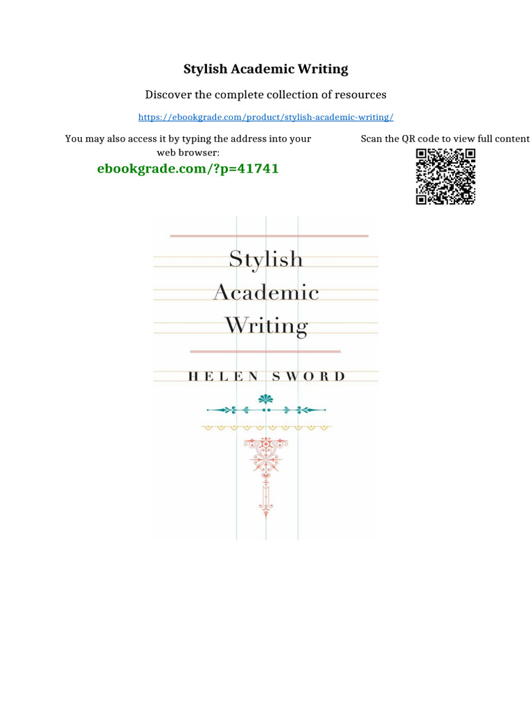 Stylish Academic Writing Ready To Read | PDF | Intellectual Property