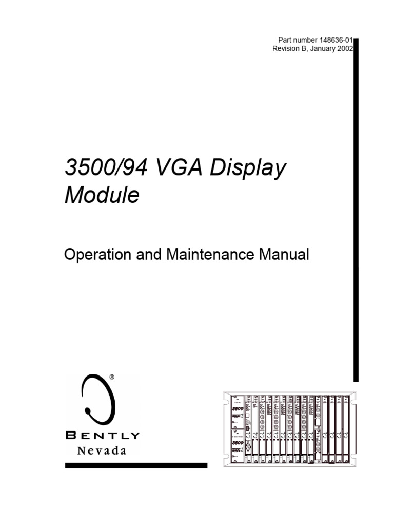 3500 - 94 VGA Display Monitor | PDF | Computer Monitor | Programmable ...