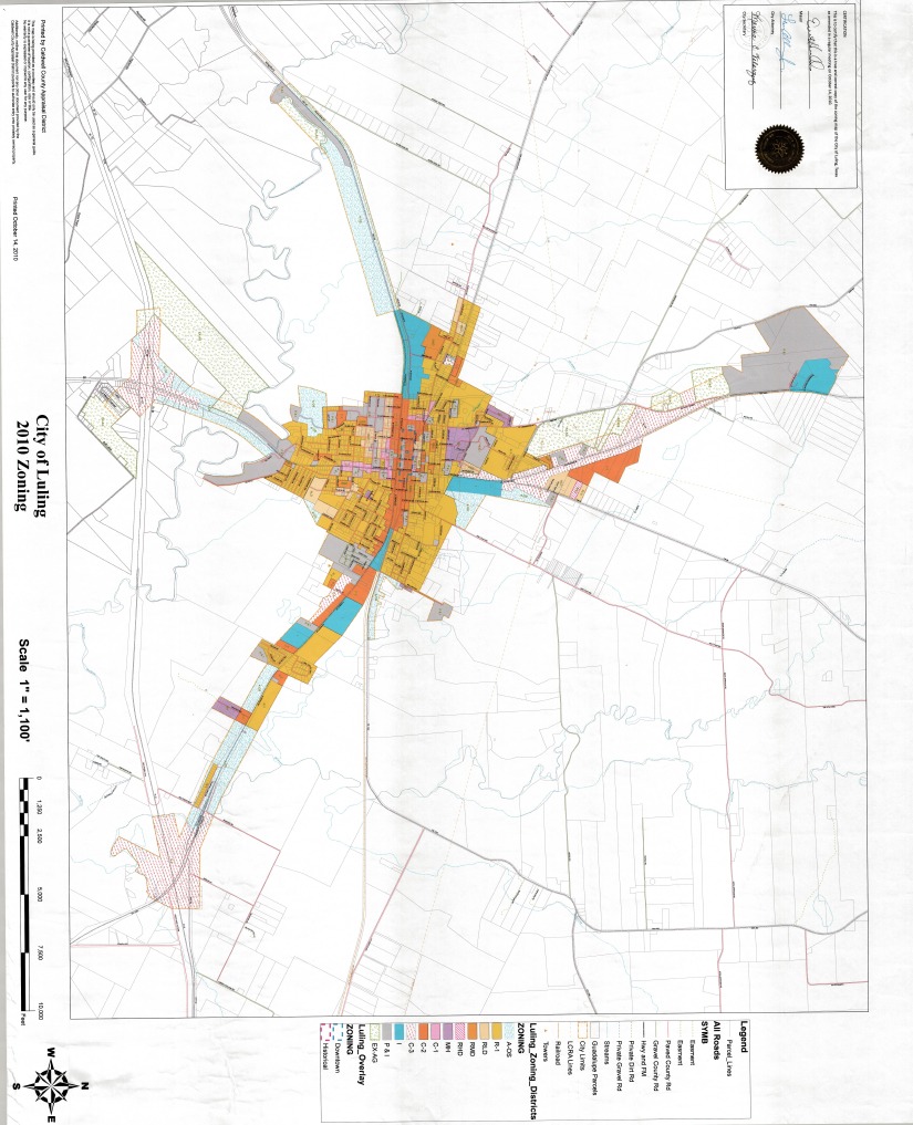 City of Luling Zoning Map PDF