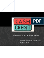 Cash Credit GD