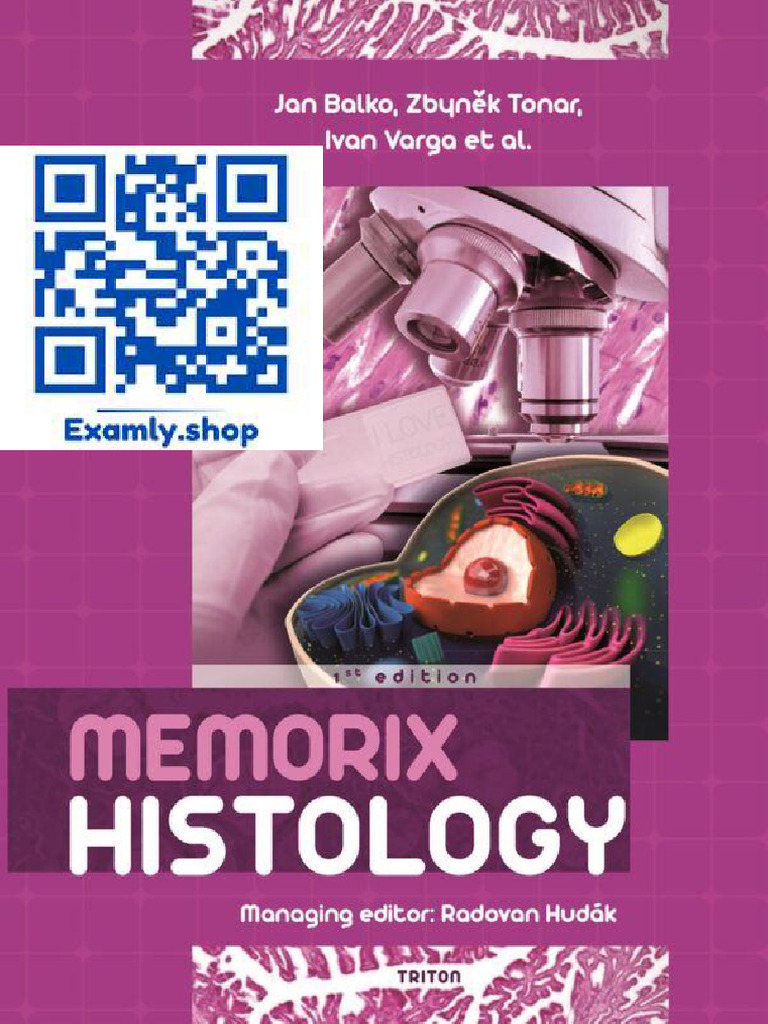Textbook Memorix Histology Textbook With Digital Learning