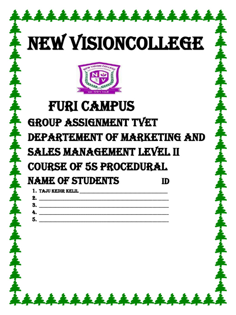 Taju Assignmnt New Visioncollege | PDF | Business