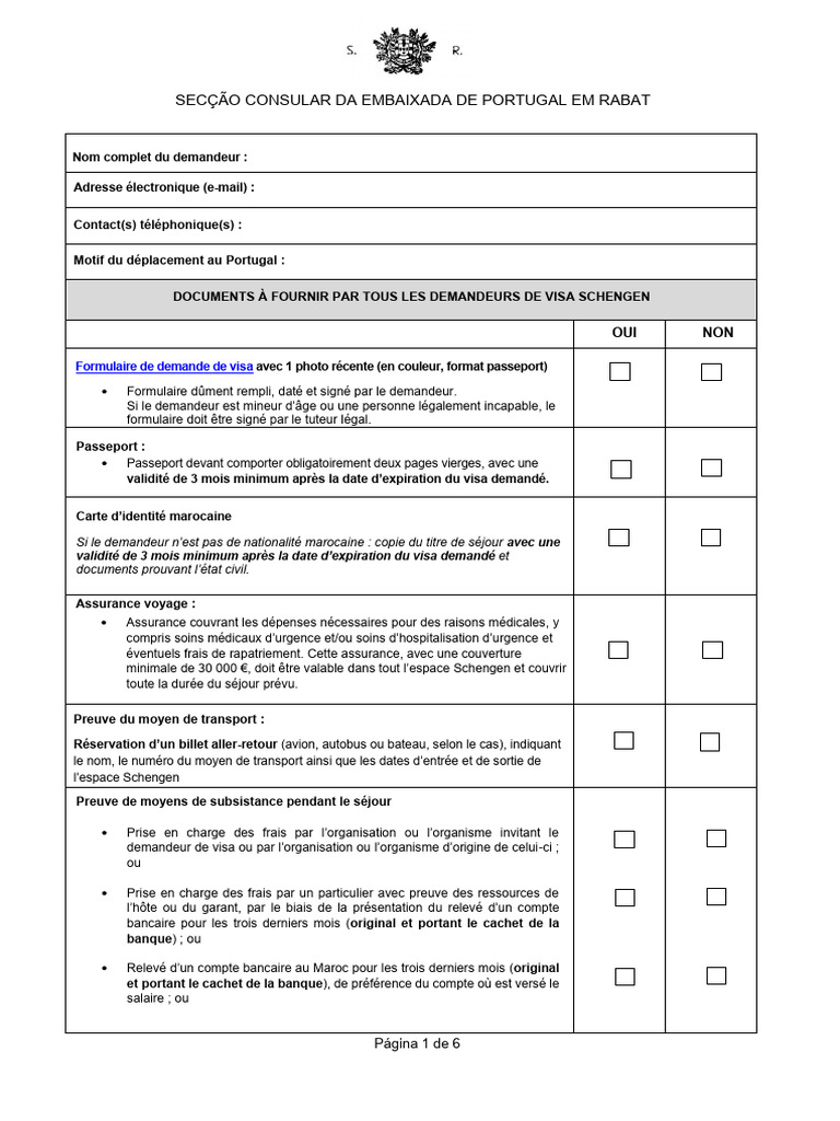 Schengen Checklist en | PDF | Visa (Document) | Banques