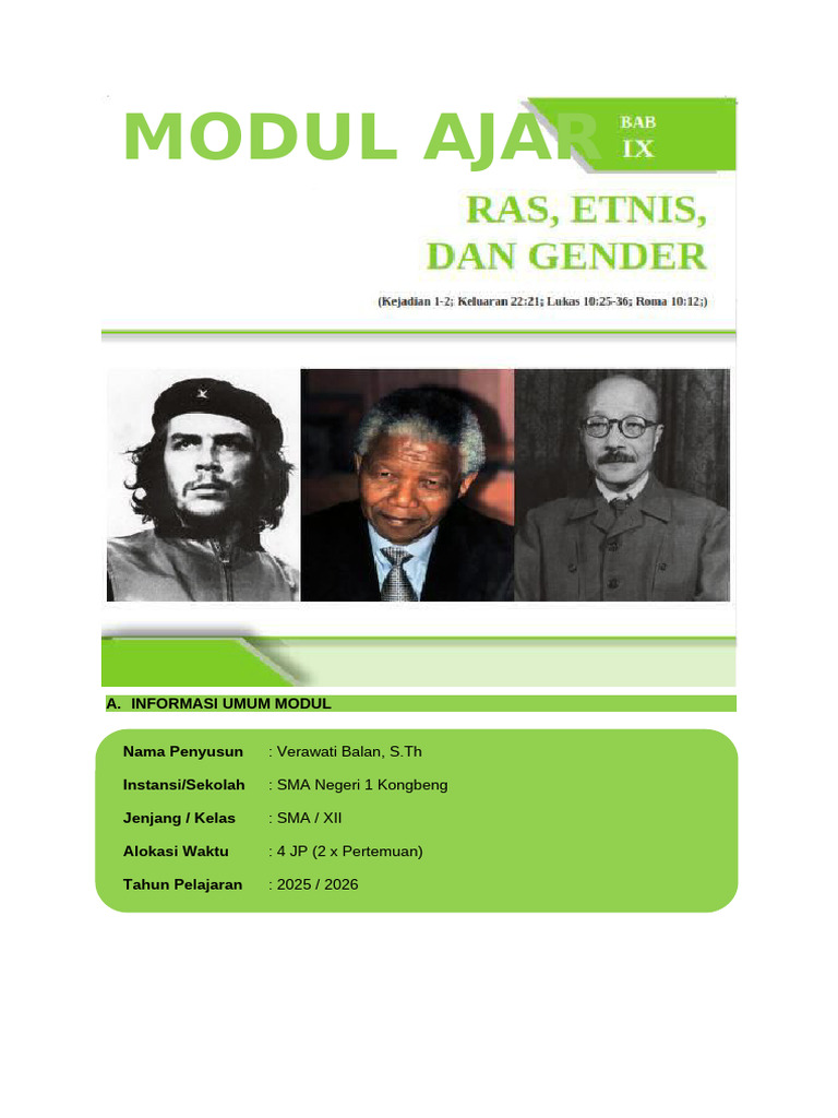 Ma Bab Ix Ras, Etnis, Dan Gender | PDF