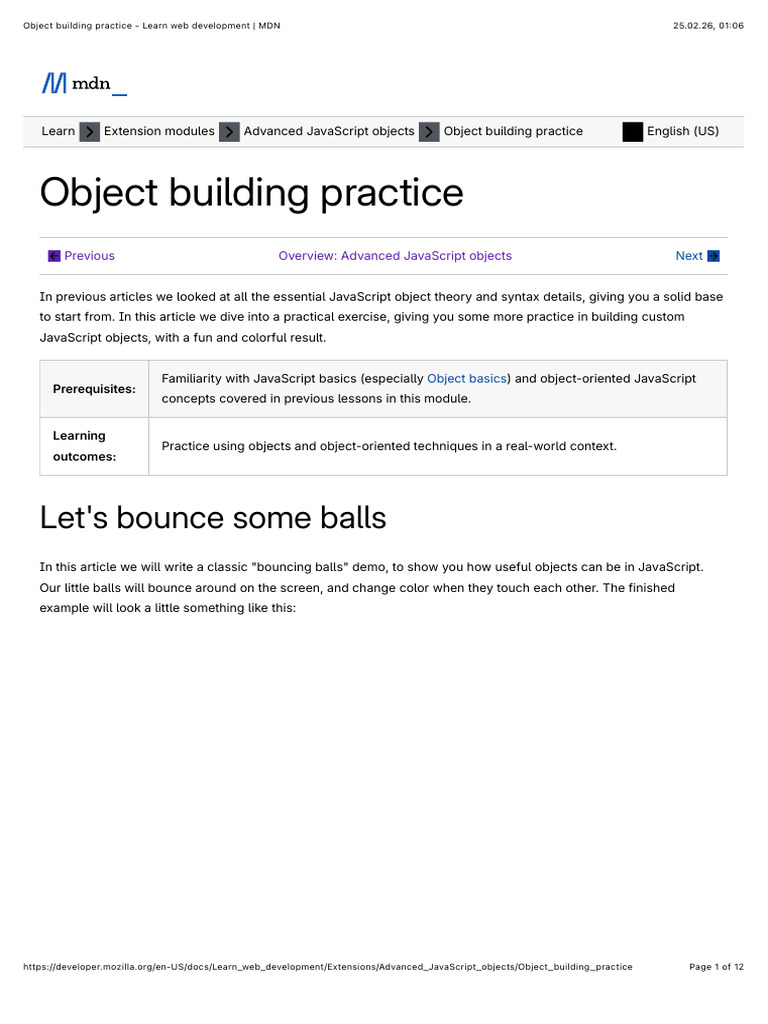 Object Building Practice | PDF | Java Script | Web Development