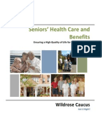 Seniors' Health Care and Benefits: Wildrose Caucus