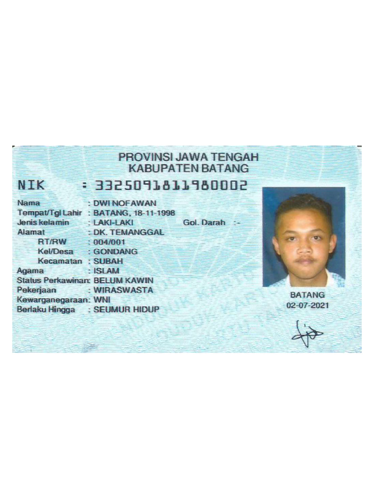KTP Page 0001 | PDF