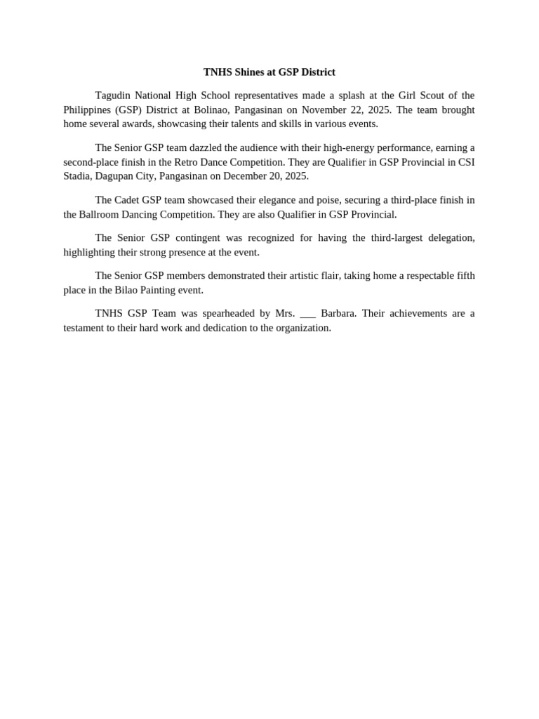 District GSP | PDF