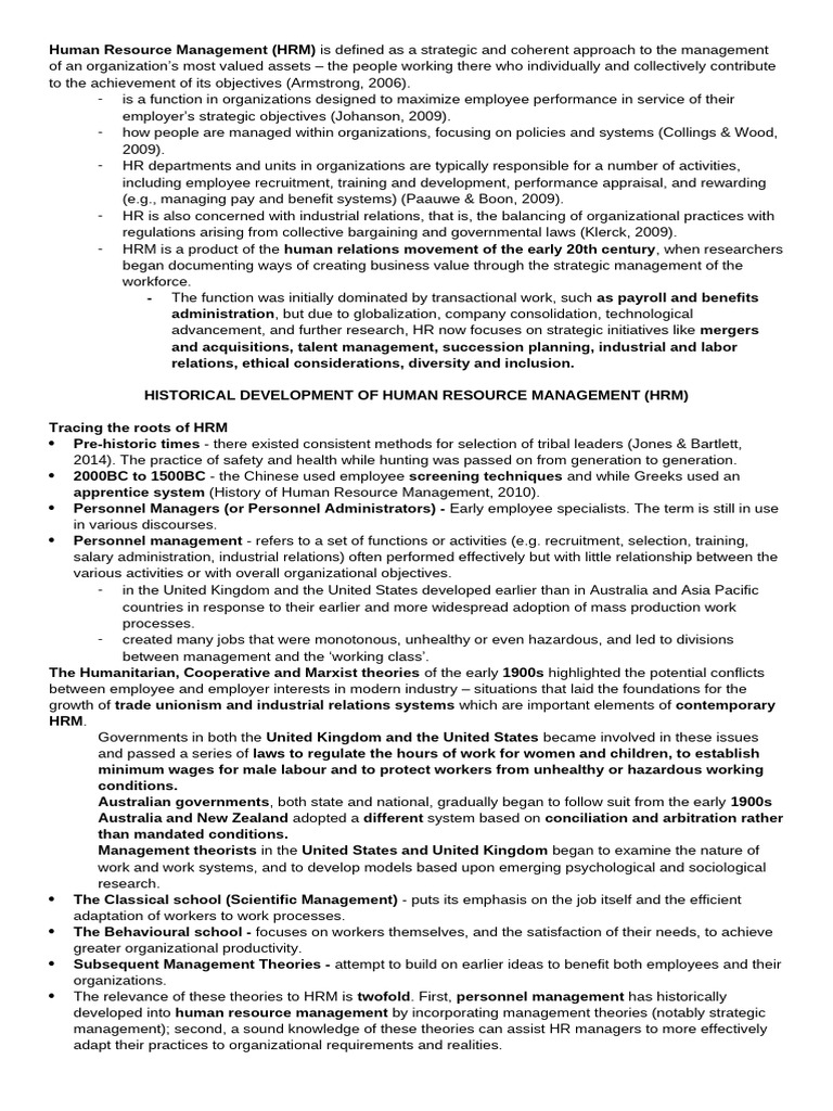 Human Resource Management | PDF | Human Resource Management | Employment