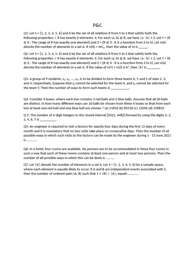 P&C | PDF